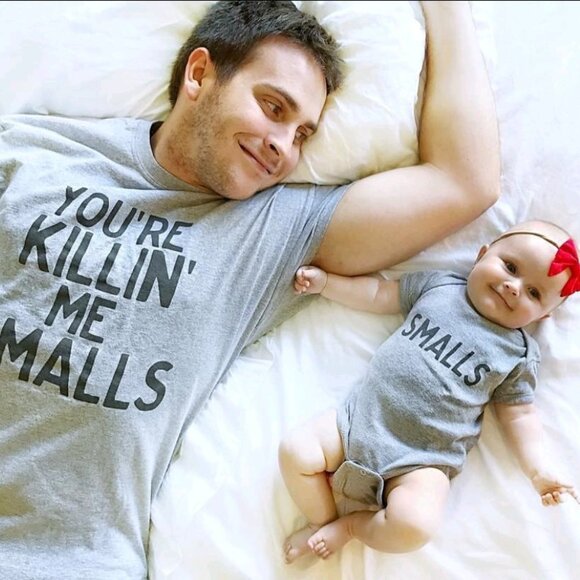 Father’s Day Matching Dad & Baby T-Shirt Set | Funny Gift - Picture 3 of 7